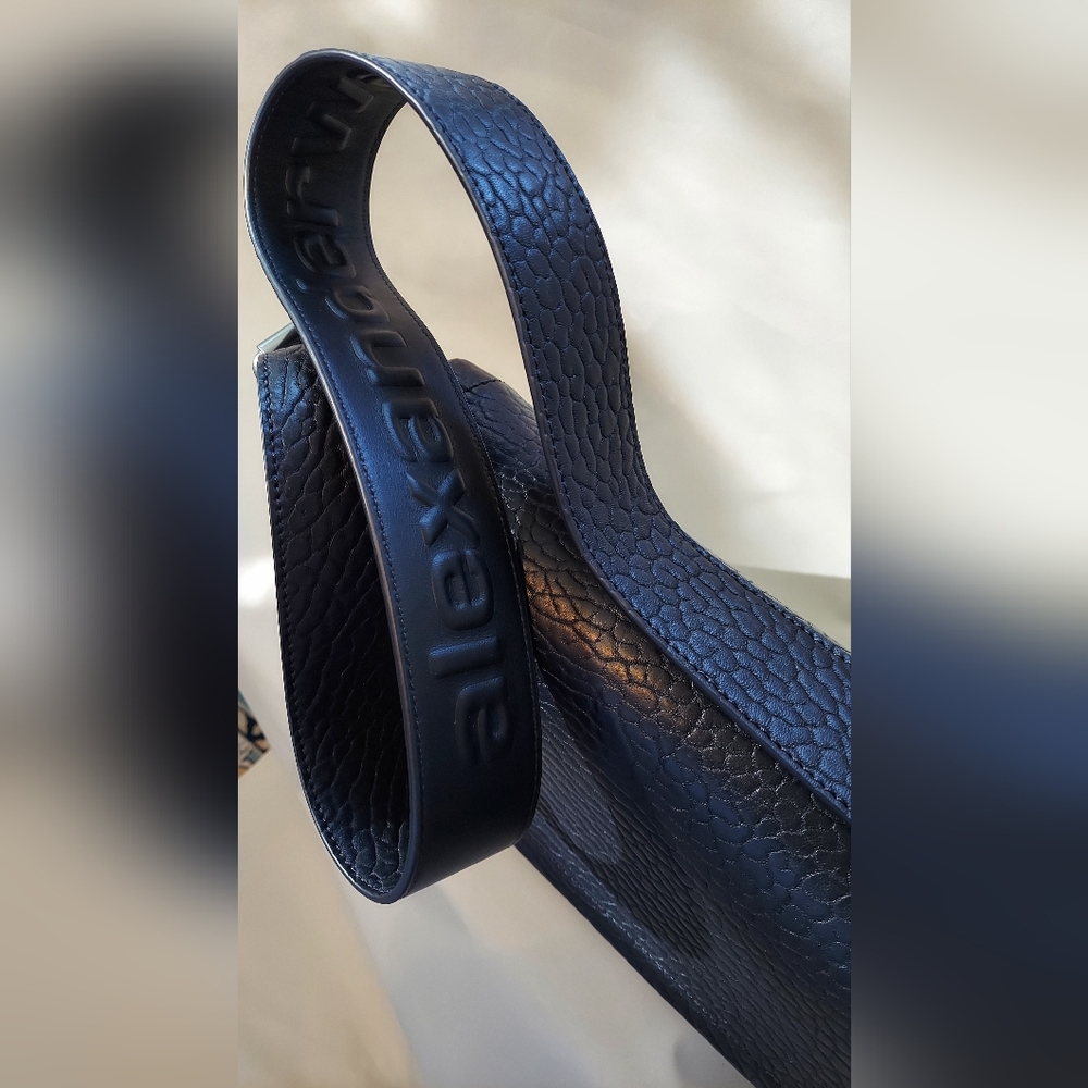 Alexander Wang Ricco Black Textured Leather Bag (Medium) - Picture 13 of 15